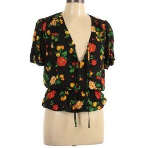 SOCIALITE - M - Trendy floral blouse, excellent condition